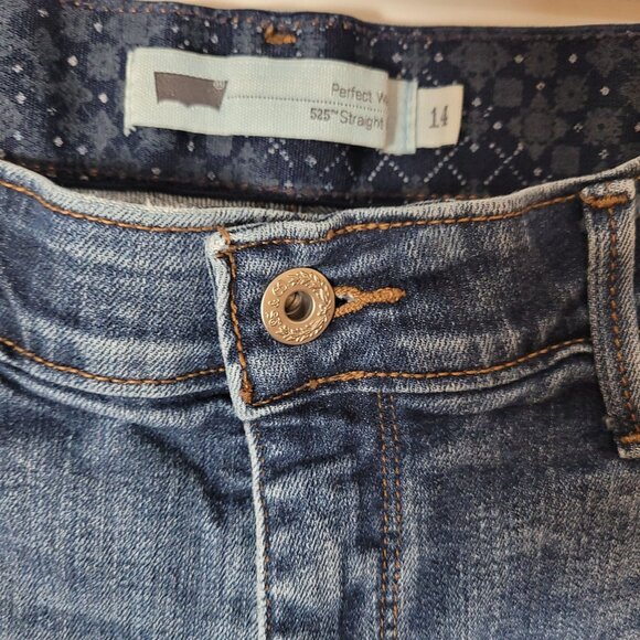 Levis 525™ Perfect Waist Straight Leg Women's Jeans - Picture 2 of 10